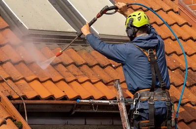 Démoussage et hydrofuge de toiture à Celon
